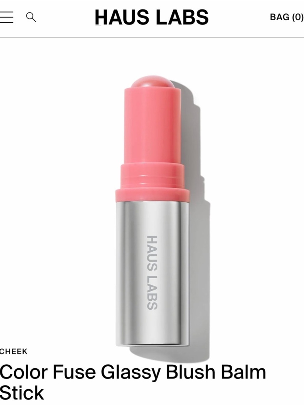 Color Fuse Glossy Blush Balm Stick